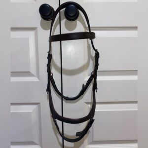 Rambo Micklem Competition Bridle, Dark Havana. Size Cob